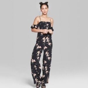 Wild Fable Off shoulder Floral Jumpsuit